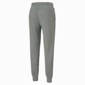 Essentials Logo Regular Fit Knitted Men's Sweat Pants, Medium Gray Heather-Cat, extralarge-IND