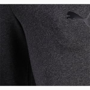 Essentials Logo Regular Fit Knitted Men's Sweat Pants, Dark Gray Heather-Cat, extralarge-IND