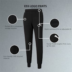 Essentials Logo Regular Fit Knitted Men's Sweat Pants, Dark Gray Heather-Cat, extralarge-IND