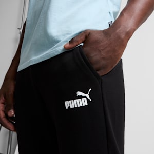 Essentials Logo Men's Pants, Puma Black, extralarge