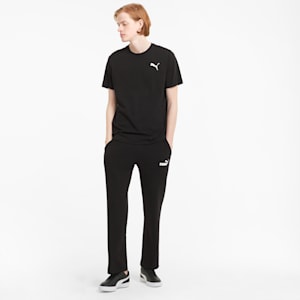Essentials Logo Regular Fit Knitted Men's Sweat Pants, Puma Black