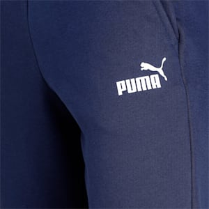 Essentials Logo Regular Fit Knitted Men's Sweat Pants, Peacoat, extralarge-IND
