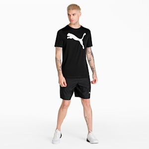 Active Big Logo Regular Fit Men's T-shirt, Puma Black, extralarge-IND