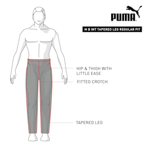 Active Woven Men's Regular Sweat Pants, Puma Black, extralarge-IND