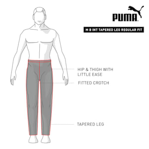 Active Woven 3/4 Regular Fit Men's Sweat Pants, Peacoat, extralarge-IND