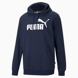Essential Heather Men's Hoodie, Peacoat Heather, extralarge-IND