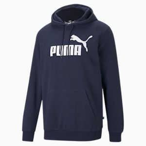 Heather Men's Hoodie, Peacoat Heather, extralarge-IND