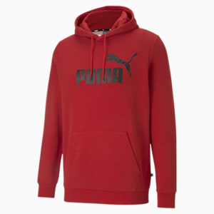 Heather Men's Hoodie, High Risk Red Heather, extralarge-IND