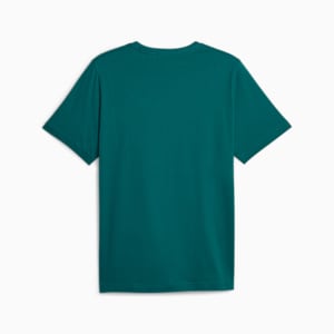 Essentials+ 2 Colour Logo Men's T-shirt, Malachite, extralarge-IND