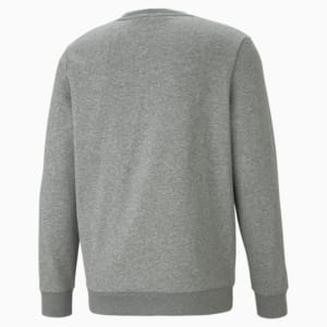 Essentials+ 2 Colour Big Logo Men's Sweatshirt, Medium Gray Heather, extralarge-IND