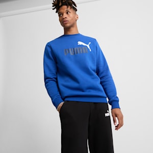 Pull à logo 2 tons Essentials+ Homme, Cobalt Glaze, extralarge