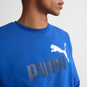 Pull à logo 2 tons Essentials+ Homme, Cobalt Glaze, extralarge