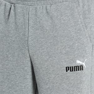 Two-Tone Logo Men's Pants, Medium Gray Heather, extralarge-IND