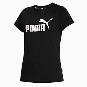 Essentials Logo Regular Fit Women's  T-shirt, Puma Black, extralarge-IND