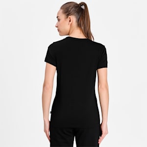 Essentials Logo Regular Fit Women's  T-shirt, Puma Black, extralarge-IND