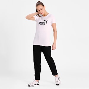 Essentials Logo Regular Fit Women's  T-shirt, Puma White, extralarge-IND