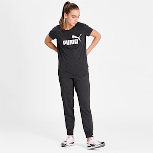 Essentials Logo Regular Fit Women's  T-shirt, Dark Gray Heather
