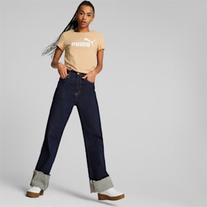 Essentials Logo Women's Tee, Dusty Tan