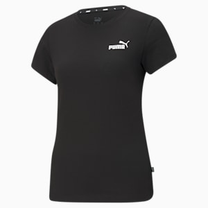 Essentials Small Logo Women's Tee, Puma Black, extralarge