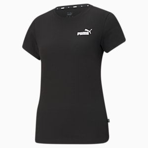 T-shirt à petit logo Essentials, femme, Puma Black, extralarge