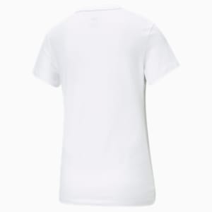 Essentials Small Logo Women's Tee, Puma White