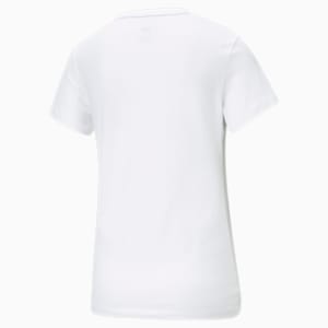 T-shirt à petit logo Essentials, femme, Puma White, extralarge