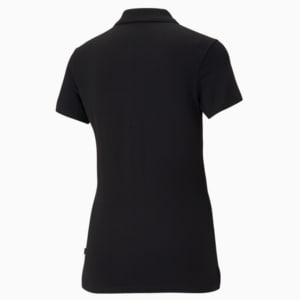 Essentials Regular Fit Women's Polo Shirt, Puma Black-CAT
