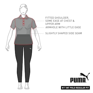 Essentials Regular Fit Women's Polo Shirt, Puma Black-CAT