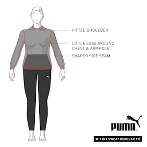 Essentials Logo Regular Fit Women's Sweat Shirt, Puma Black, extralarge-IND