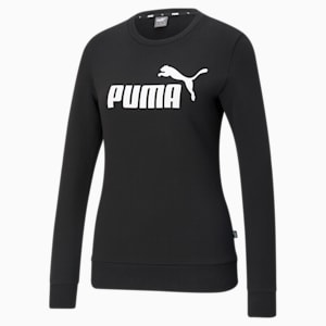 Essentials Logo Regular Fit Women's Sweat Shirt, Puma Black, extralarge-IND