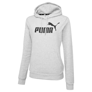 Essentials Logo Women's Hoodie, Light Gray Heather, extralarge-GBR