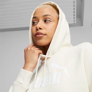 Essentials Logo FL Women's Hoodie, Alpine Snow, extralarge-GBR