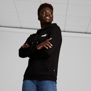 Sudadera con capucha para mujer Essentials Small Logo, Puma Black, extralarge