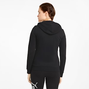 Full-Zip Women's Hoodie, Puma Black, extralarge-IND