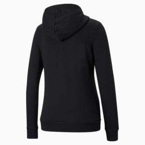 Chandail à capuche avec fermeture zippée intégrale Essentials Femme, Puma Black, extralarge