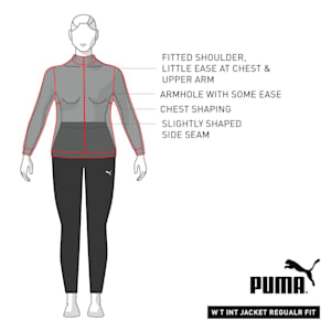 Full-Zip Regular Fit Women's Hoodie, Puma Black, extralarge-IND