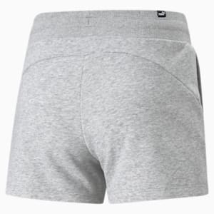 Essential Knitted Women's Sweat Shorts, Light Gray Heather