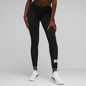 Essentials Logo Women's Leggings, Puma Black, extralarge