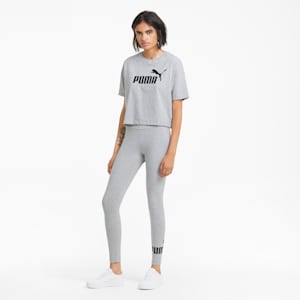 Leggings con logotipo Essentials para mujer, Light Gray Heather, extralarge