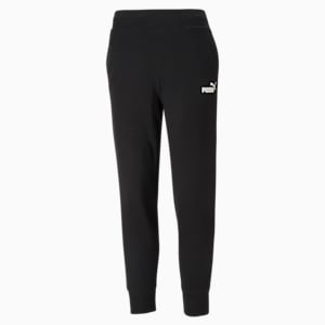 Black puma tracksuit bottoms clearance