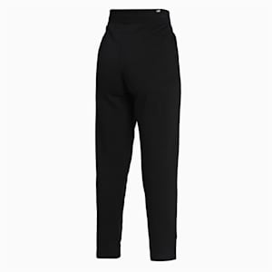 Women's Mid-Rise Sweat Pants, Puma Black-CAT, extralarge-IND