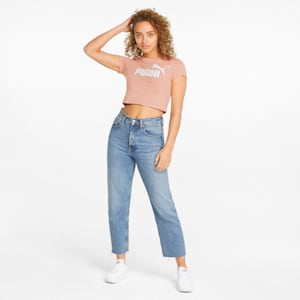 Essentials Logo Slim Fit Women's T-shirt, Rosette