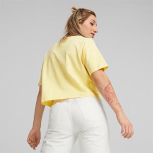 Essentials Women's Crop Top, Light Straw