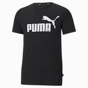 Playera Adolescentes Essentials Logo, Puma Black