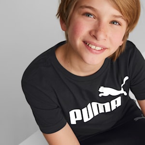Essentials Logo Youth Tee, Puma Black