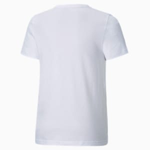 Essentials Logo Youth Tee, Puma White
