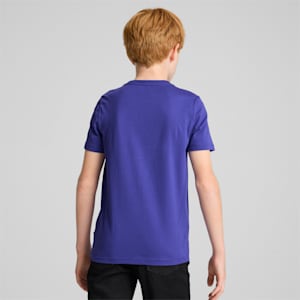 Essentials Logo Boys' Tee, Lapis Lazuli, extralarge