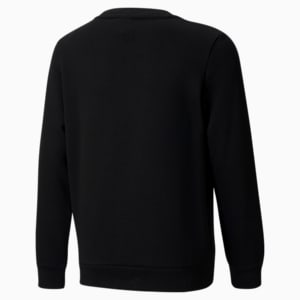 Big Logo Boy's Crew-Neck Sweat Shirt, Puma Black, extralarge-IND