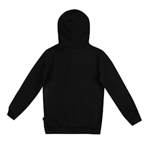 Essentials Big Logo Full-Zip Youth Hoodie, Puma Black-Dandelion, extralarge-IND