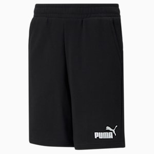 Essentials Big Kids' Sweat Shorts, Puma Black, extralarge